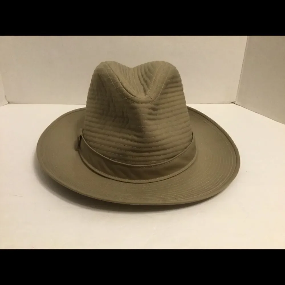 Vintage Men’s London Fog Fedora Tan Size Medium